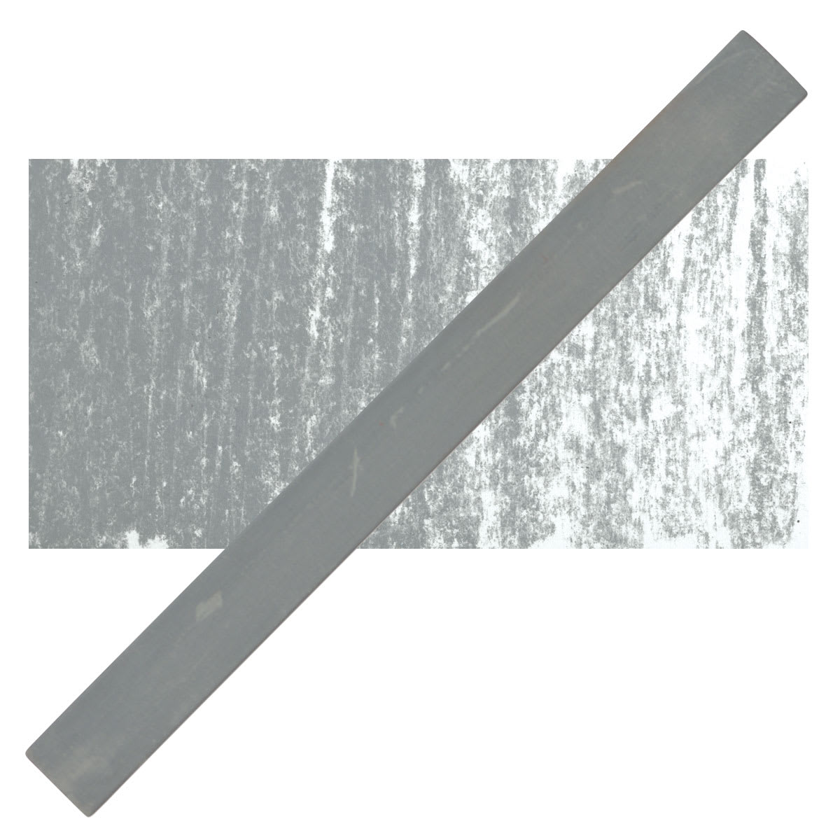 Cretacolor Pastel Carre Hard Pastel - Silver Gray pastel and swatch