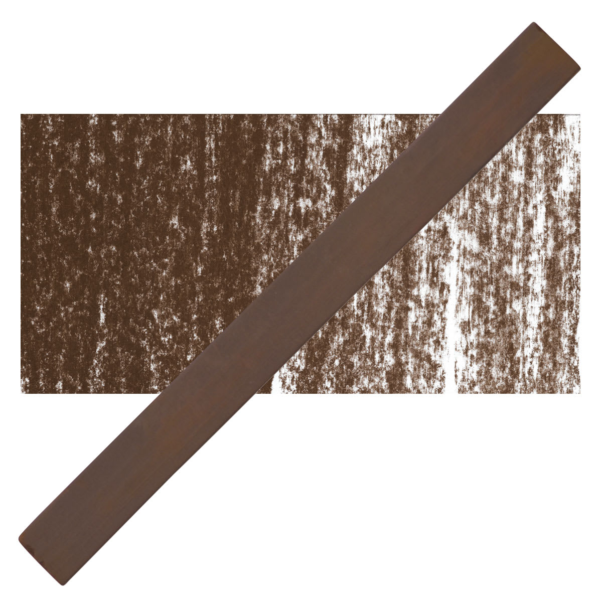 Cretacolor Pastel Carre Hard Pastel - Van Dycke Brown pastel and swatch