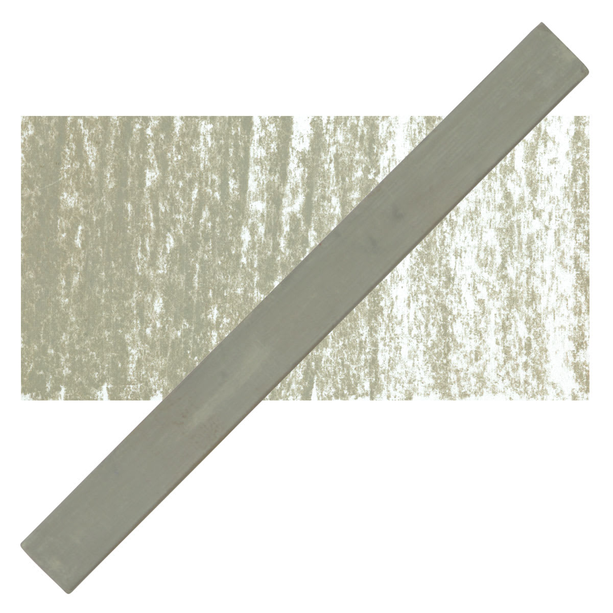 Cretacolor Pastel Carre Hard Pastel - Yellow Gray pastel and swatch