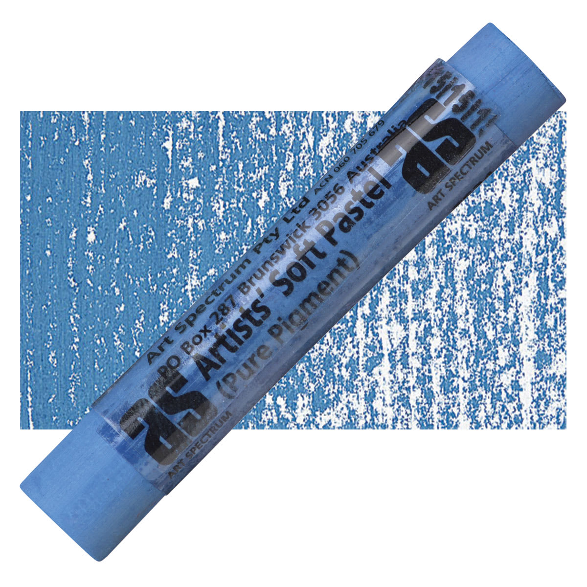 Art Spectrum Artists' Soft Pastel - Indigo 534T pastel and swatch