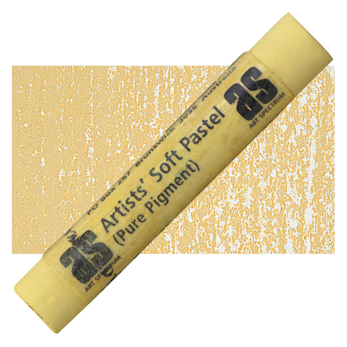 Art Spectrum Artists' Soft Pastel - Raw Sienna 544T pastel and swatch