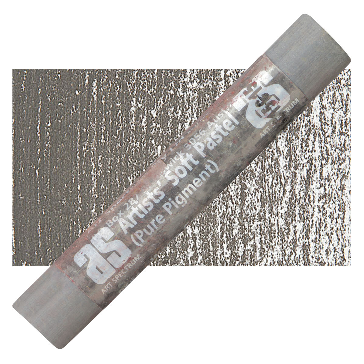 Art Spectrum Artists' Soft Pastel - Warm Gray 584P pastel and swatch