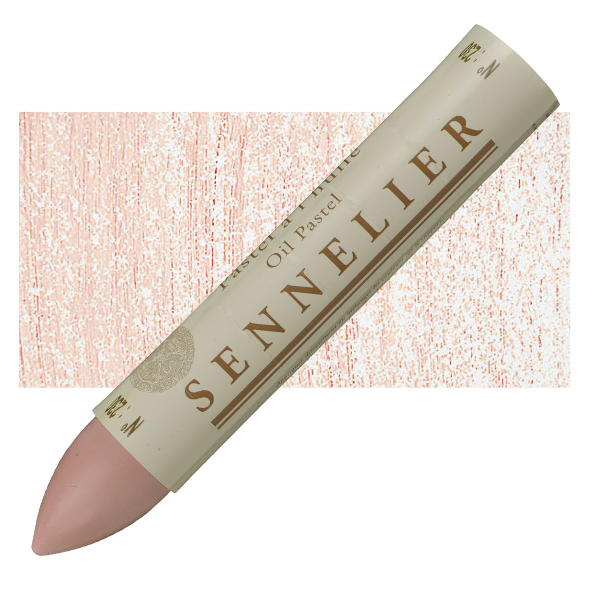 Sennelier Oil Pastel Grand - Rose Ochre oil pastel and swatch