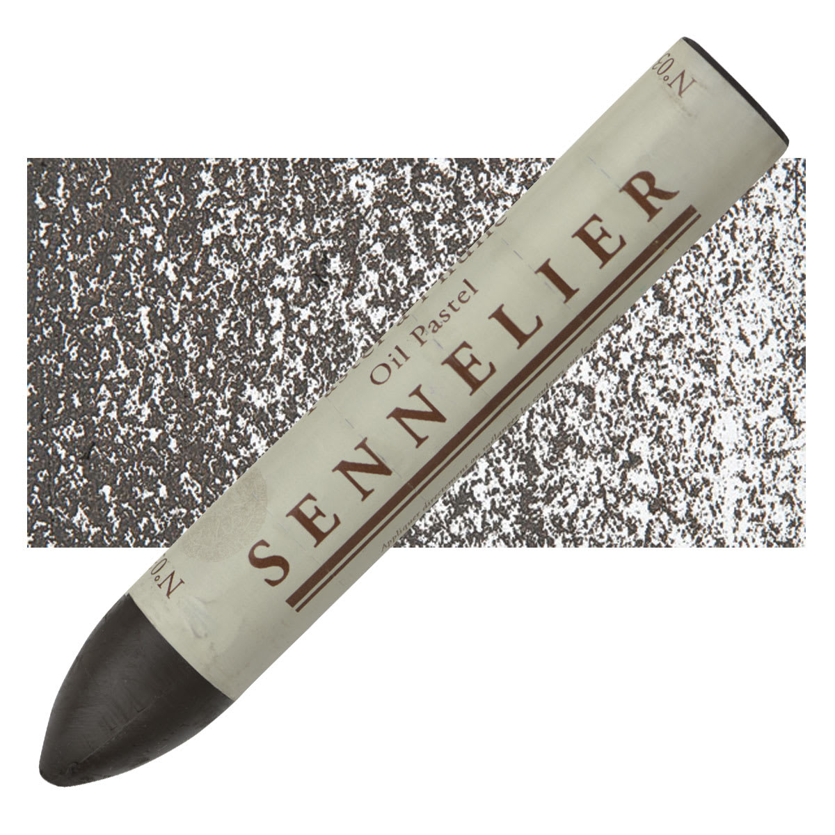 Sennelier Oil Pastel Grand - Sepia oil pastel and swatch