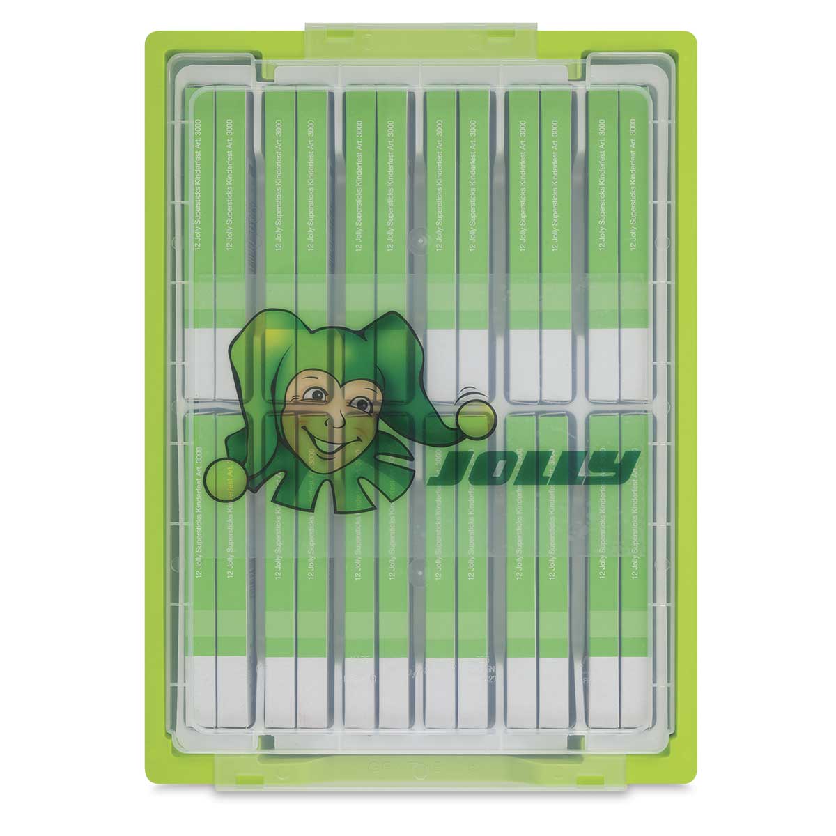 Jolly Superstick Colored Pencil Sets - 24 packs of 12 shown in Class Pack storage tray