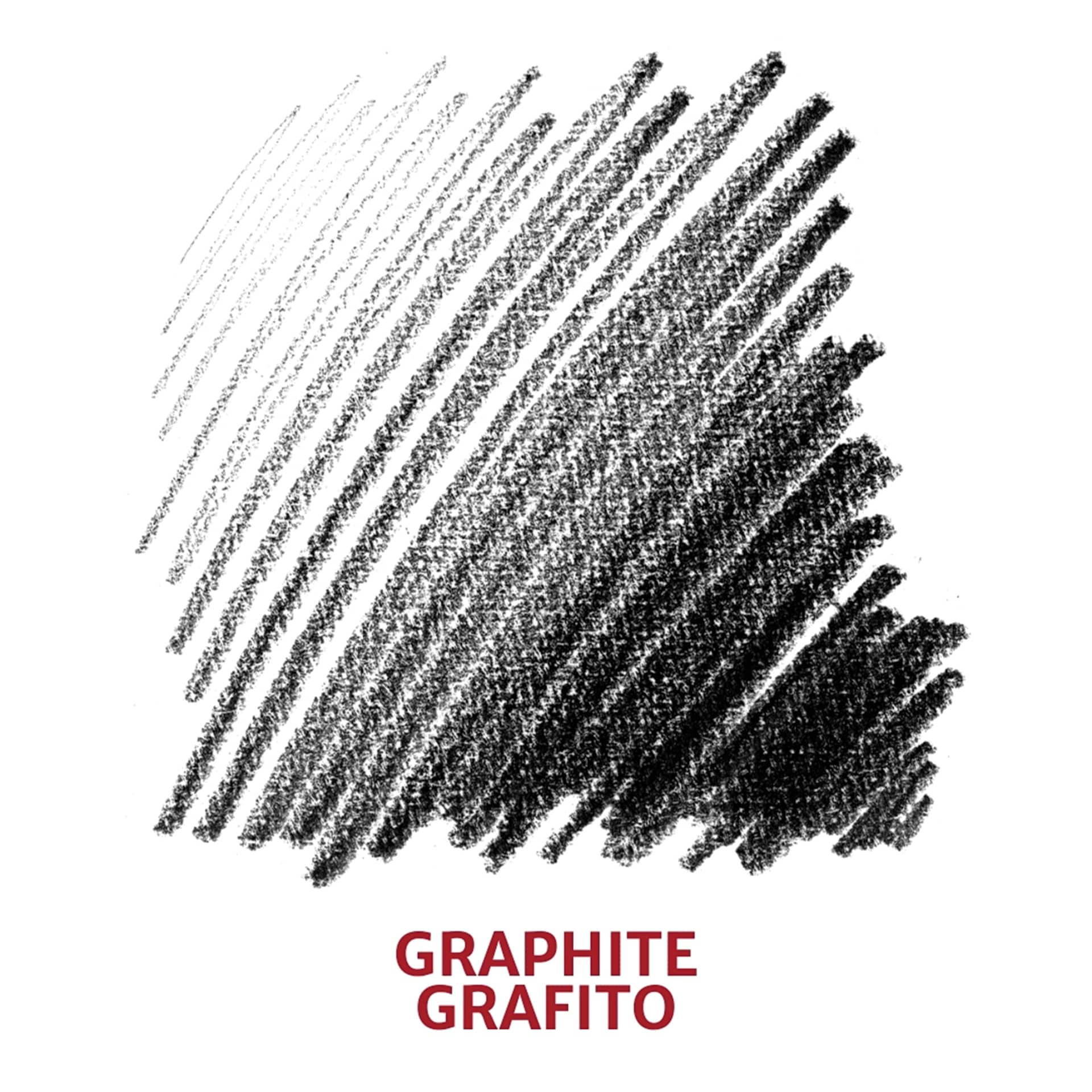 Conté à Paris Sketching Pencils - Graphite, Set of 2, swatch
