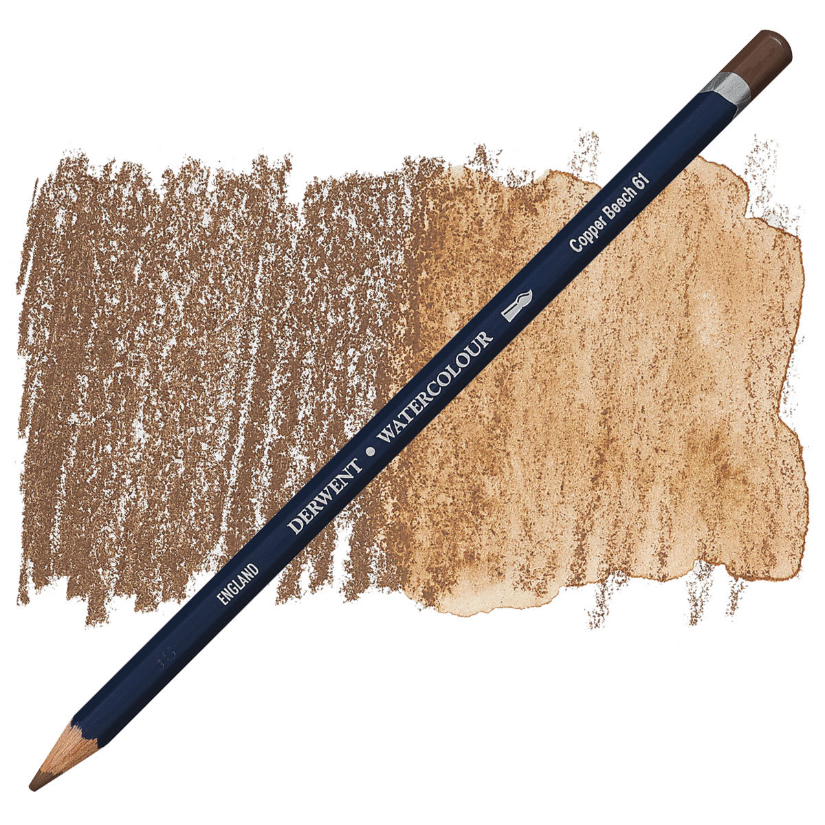 Derwent Watercolor Pencil - Copper Beech pencil and swatch