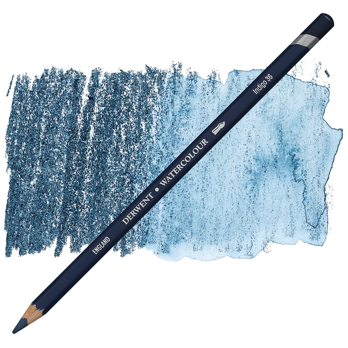 Derwent Watercolor Pencil - Indigo pencil and swatch