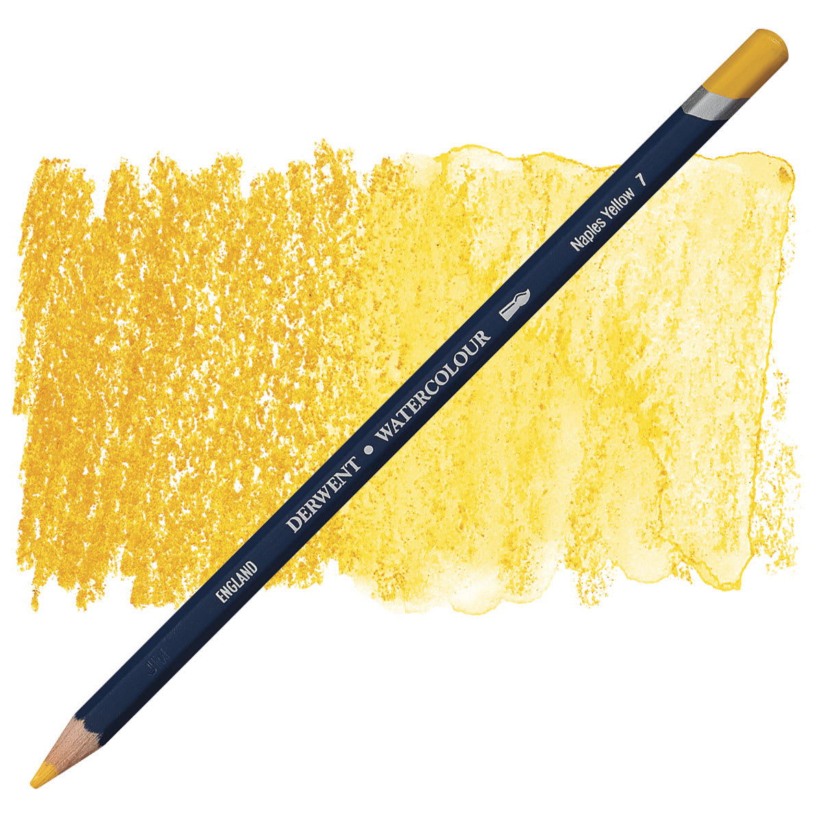 Derwent Watercolor Pencil - Naples Yellow pencil and swatch