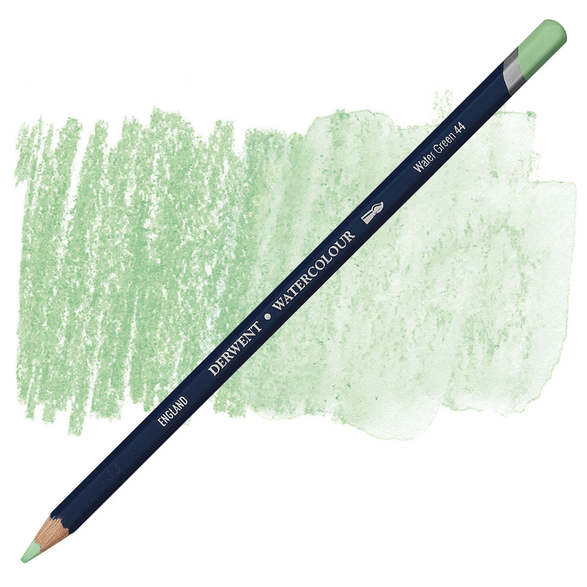 Derwent Watercolor Pencil - Water Green pencil and swatch