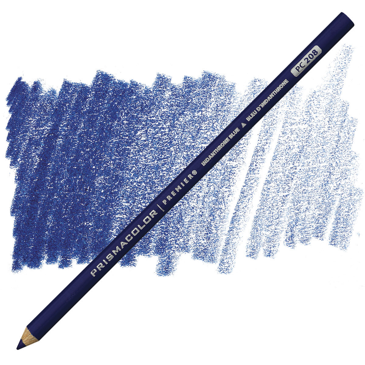 Prismacolor Premier Colored Pencil - Indanthrone Blue pencil and swatch
