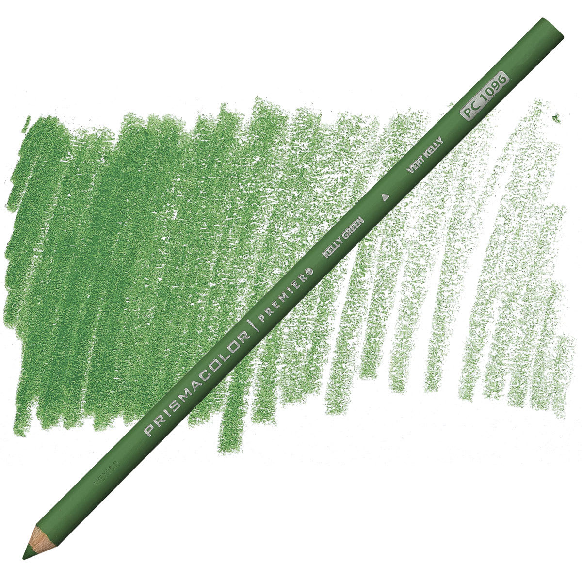 Prismacolor Premier Colored Pencil - Kelly Green pencil and swatch