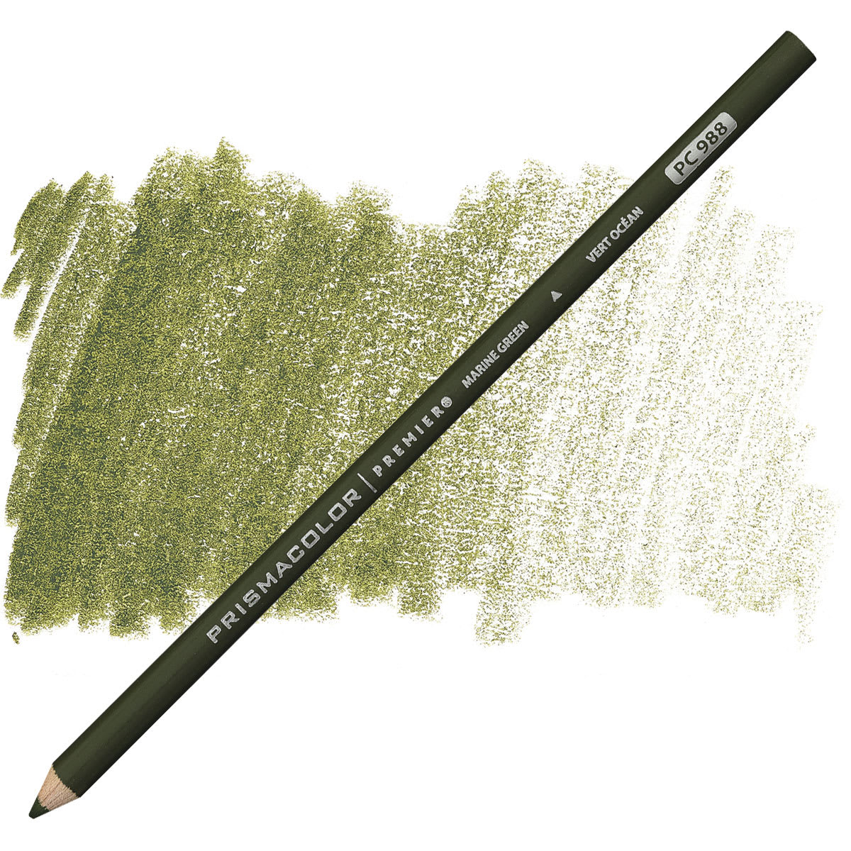 Prismacolor Premier Colored Pencil - Marine Green pencil and swatch