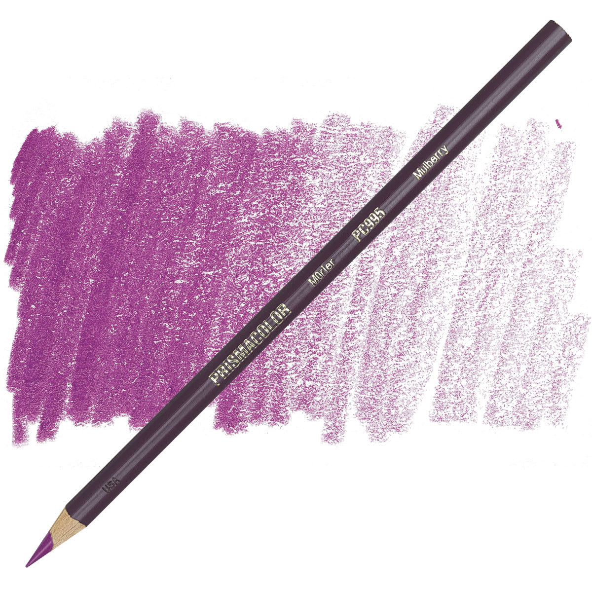 Prismacolor Premier Colored Pencil - Mulberry pencil and swatch