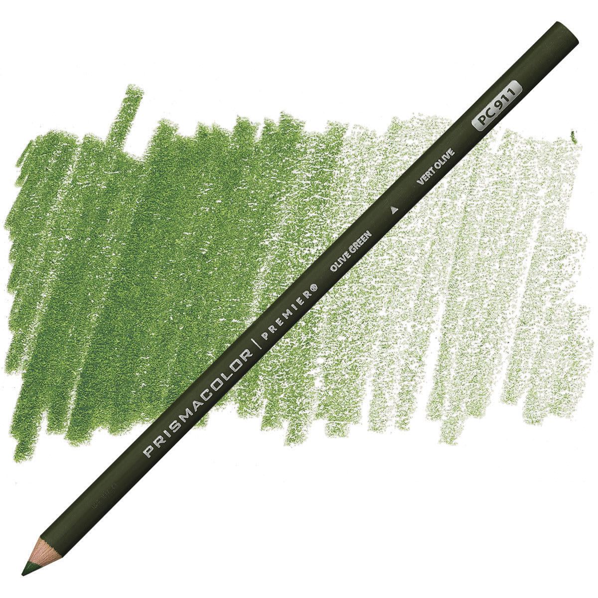 Prismacolor Premier Colored Pencil - Olive Green pencil and swatch