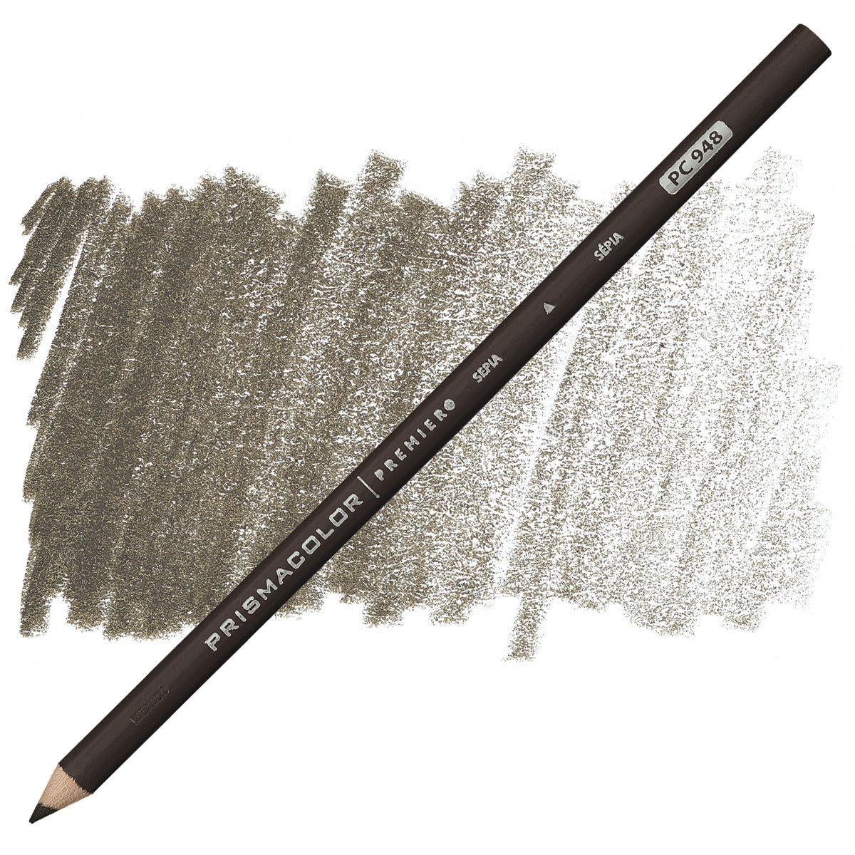 Prismacolor Premier Colored Pencil - Sepia pencil and swatch