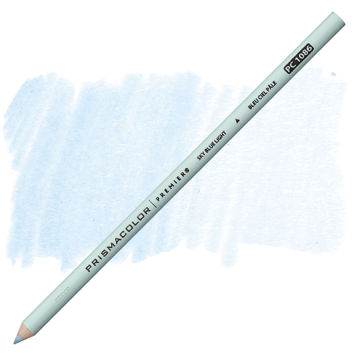 Prismacolor Premier Colored Pencil - Sky Blue Light pencil and swatch