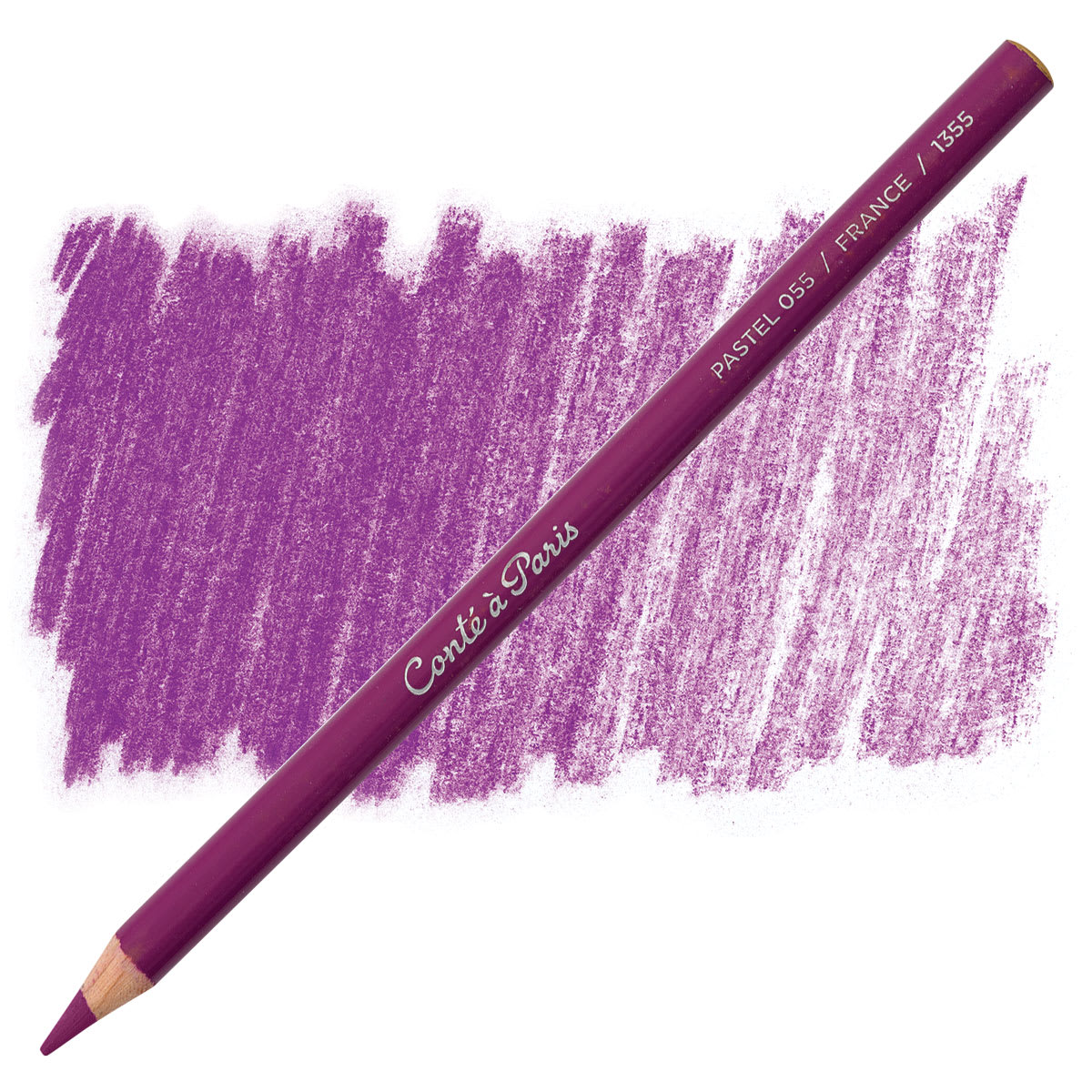 Conté à Paris Pastel Pencil -  Persian Violet pencil and swatch
