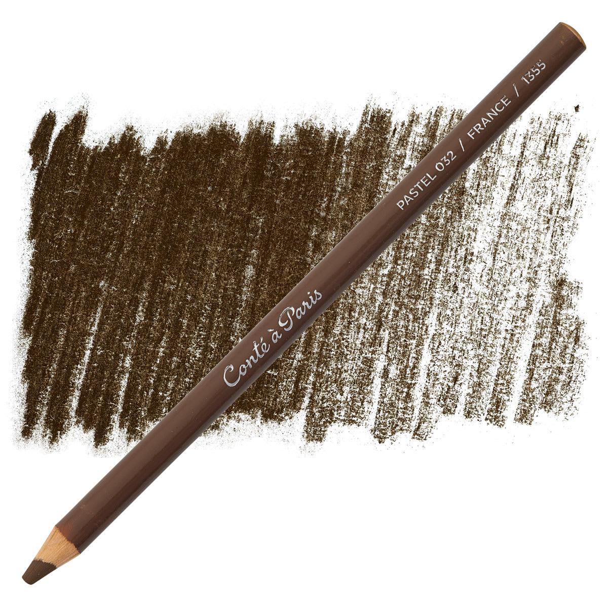 Conté à Paris Pastel Pencil -  Umber pencil and swatch