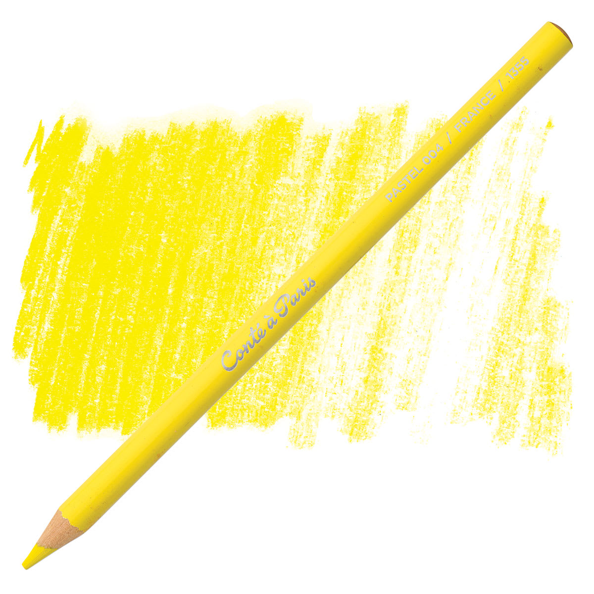 Conté à Paris Pastel Pencil - Yellow Medium pencil and swatch