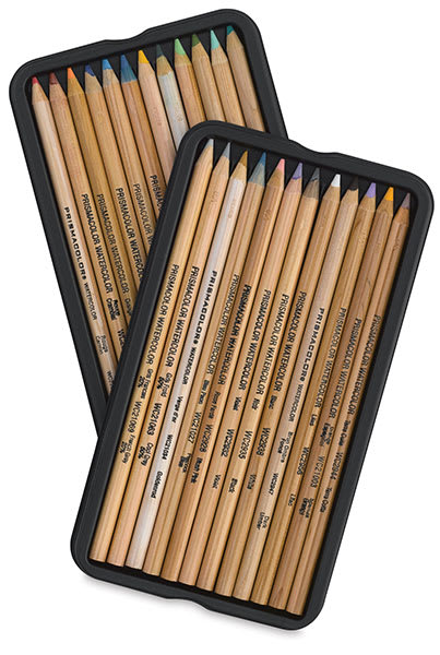 Prismacolor Watercolor Pencil Sets- Set of 24, Inside Packaging