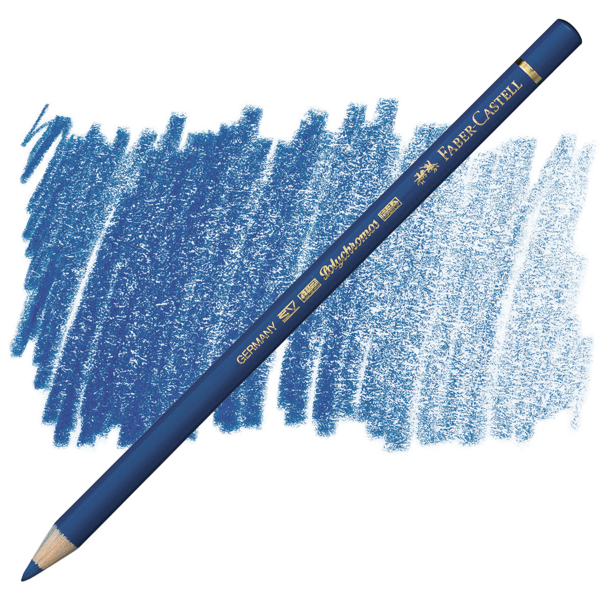 Faber-Castell Polychromos Pencil - Bluish Turquoise pencil and swatch