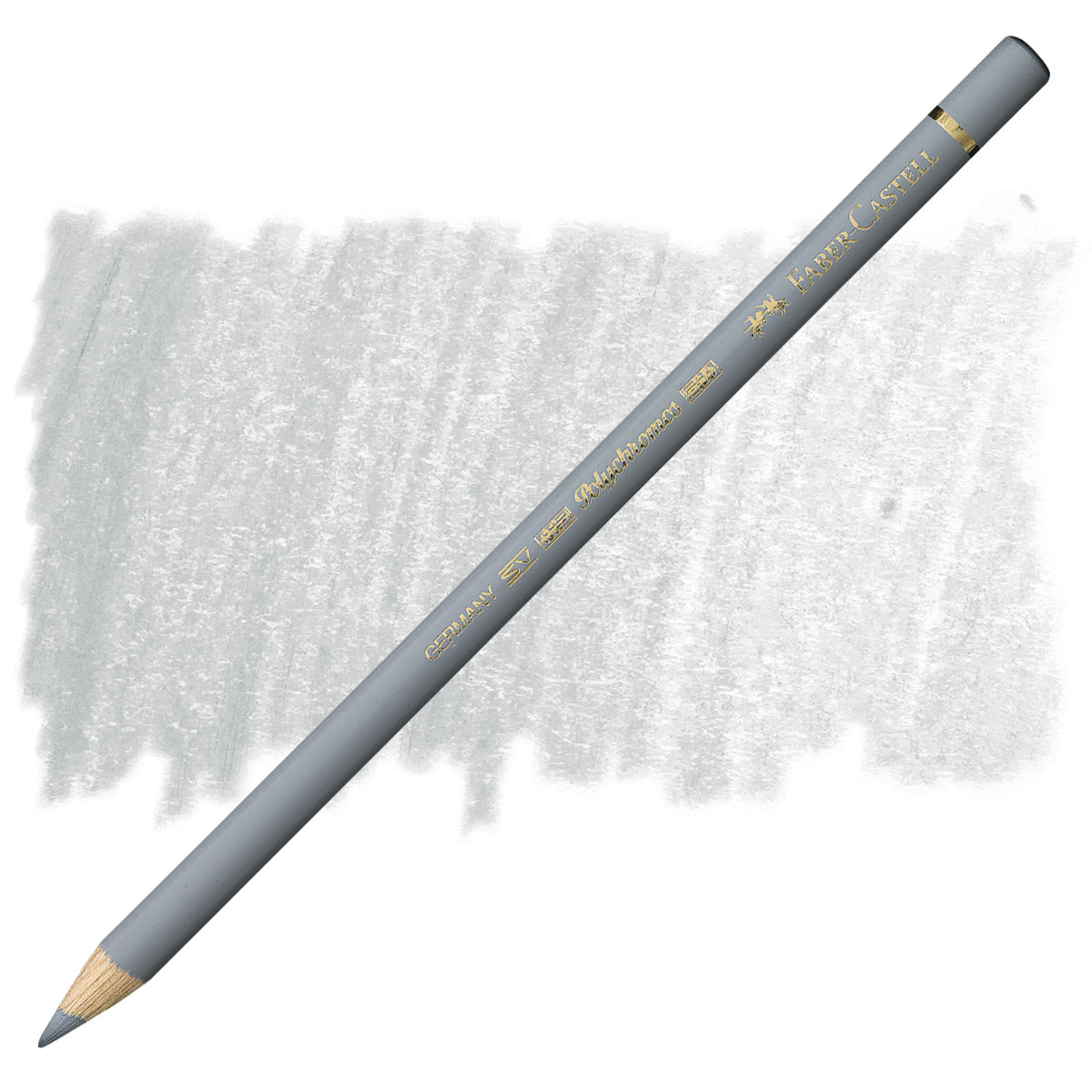 Faber-Castell Polychromos Pencil - Cold Gray III pencil and swatch