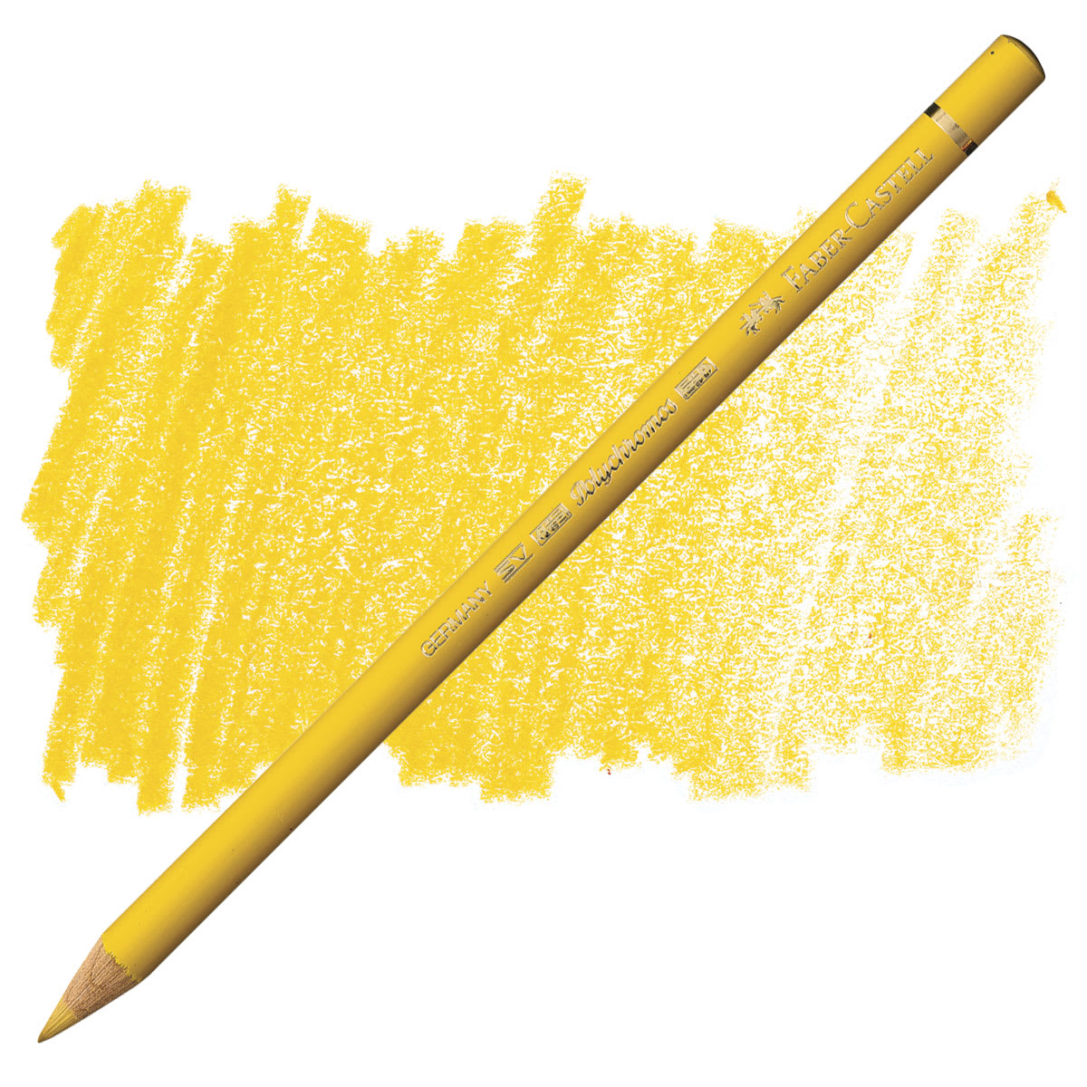 Faber-Castell Polychromos Pencil - Dark Naples Ochre pencil and swatch