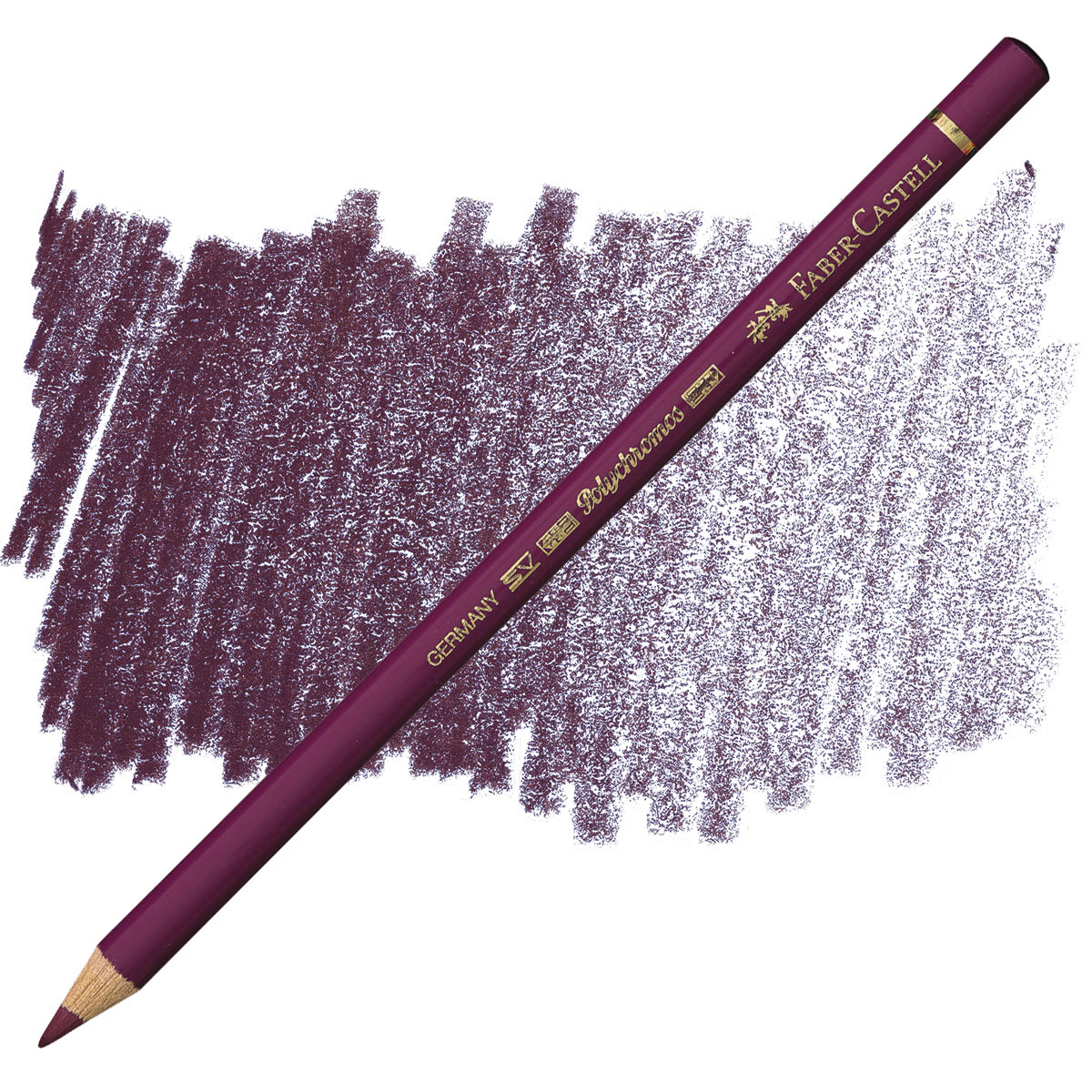 Faber-Castell Polychromos Pencil - Magenta pencil and swatch