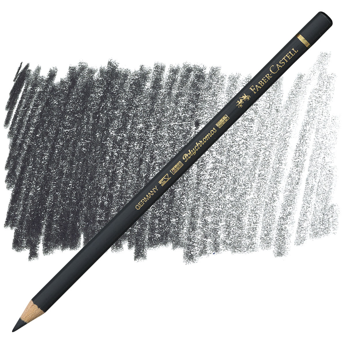 Faber-Castell Polychromos Pencil - Payne's Gray pencil and swatch