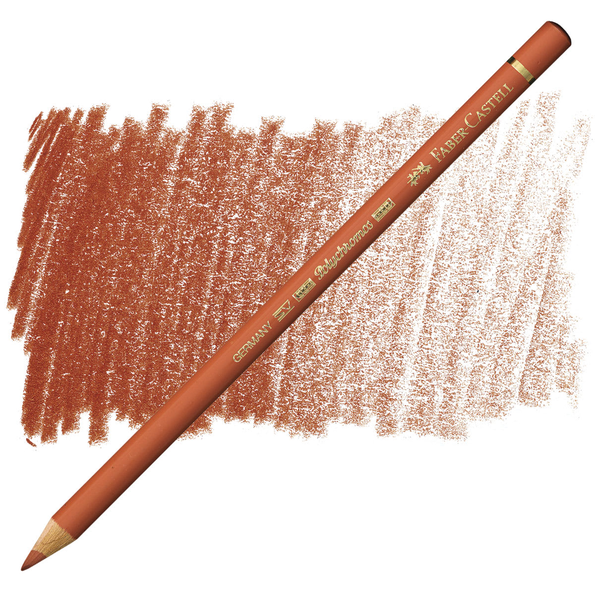 Faber-Castell Polychromos Pencil - Sanguine pencil and swatch