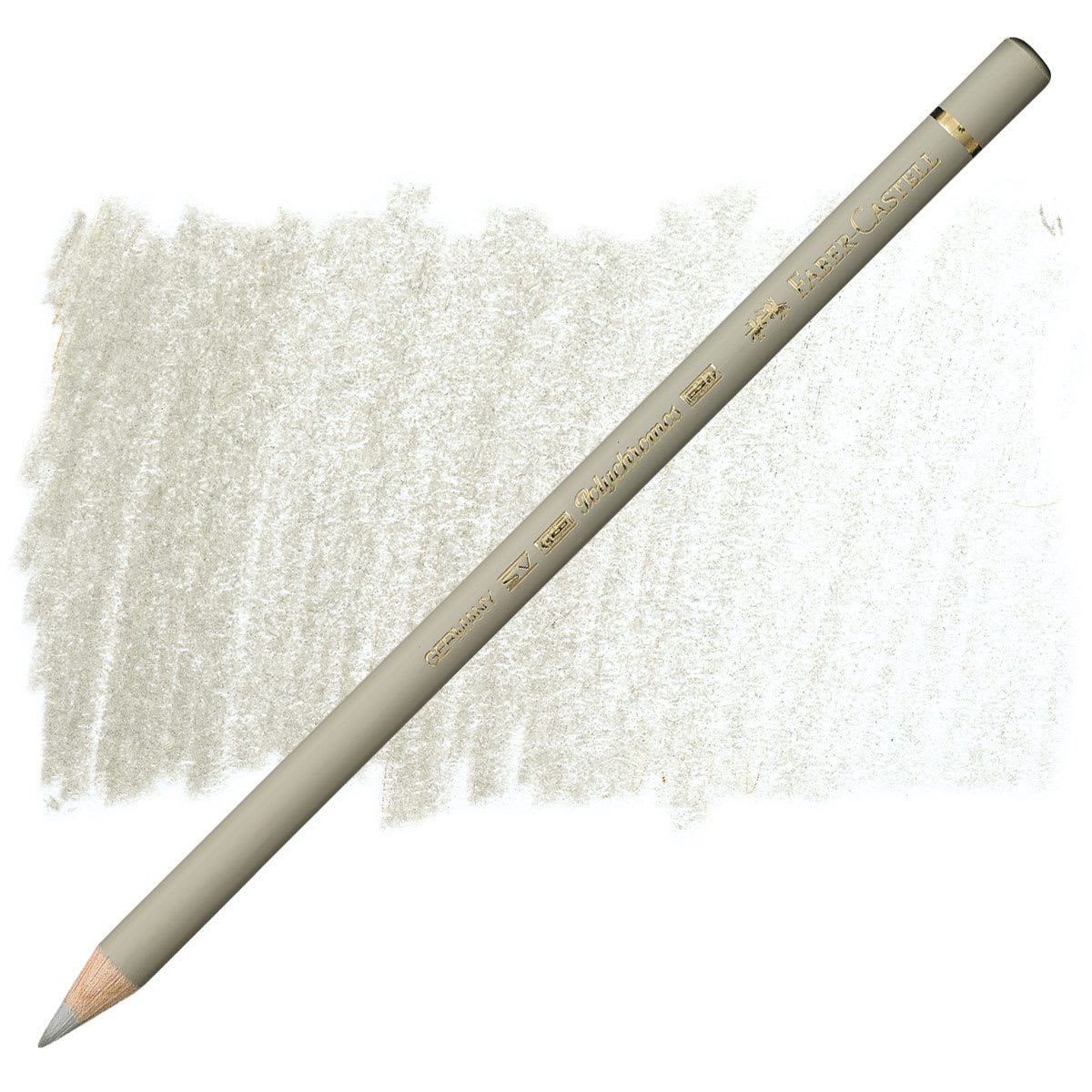 Faber-Castell Polychromos Pencil - Warm Gray II pencil and swatch