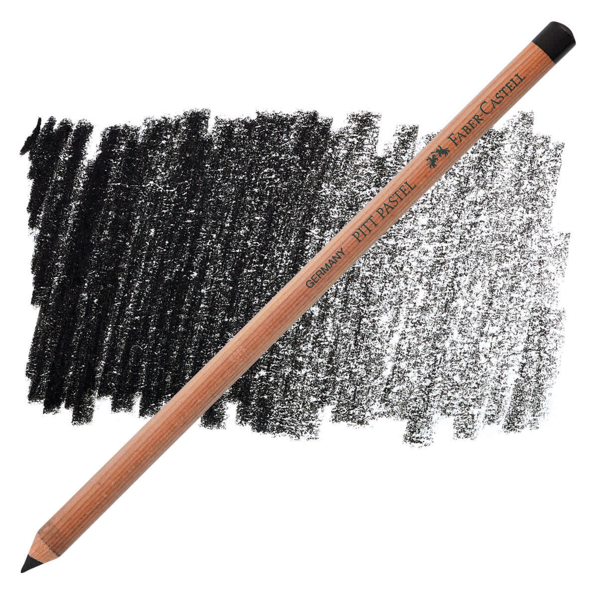 Faber-Castell Pitt Pastel Pencil - Black pencil and swatch