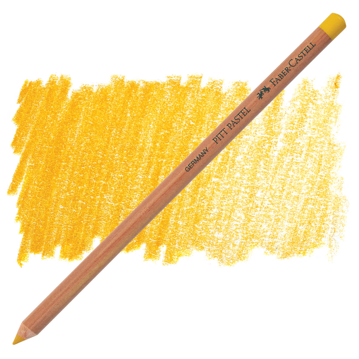 Faber-Castell Pitt Pastel Pencil - Dark Naples Ochre pencil and swatch