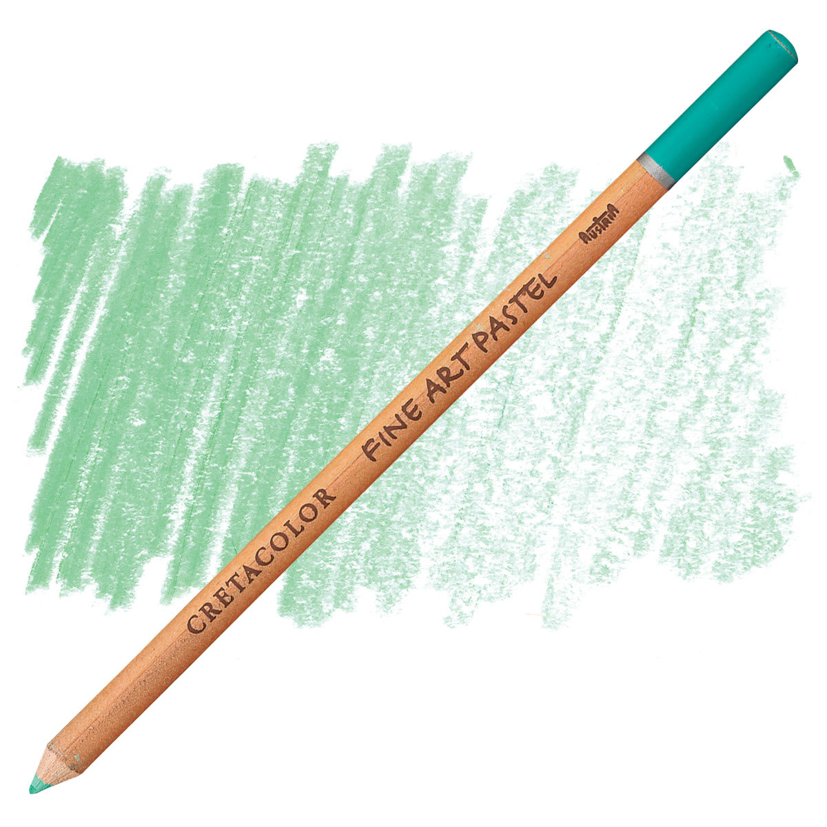 Cretacolor Fine Art Pastel Pencil - Dark Turquoise pencil and swatch