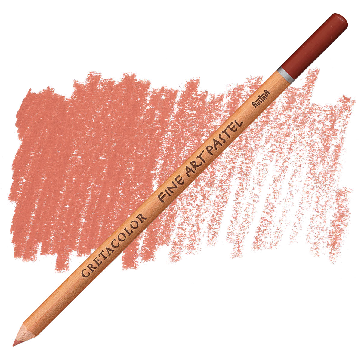 Cretacolor Fine Art Pastel Pencil - English Red pencil and swatch