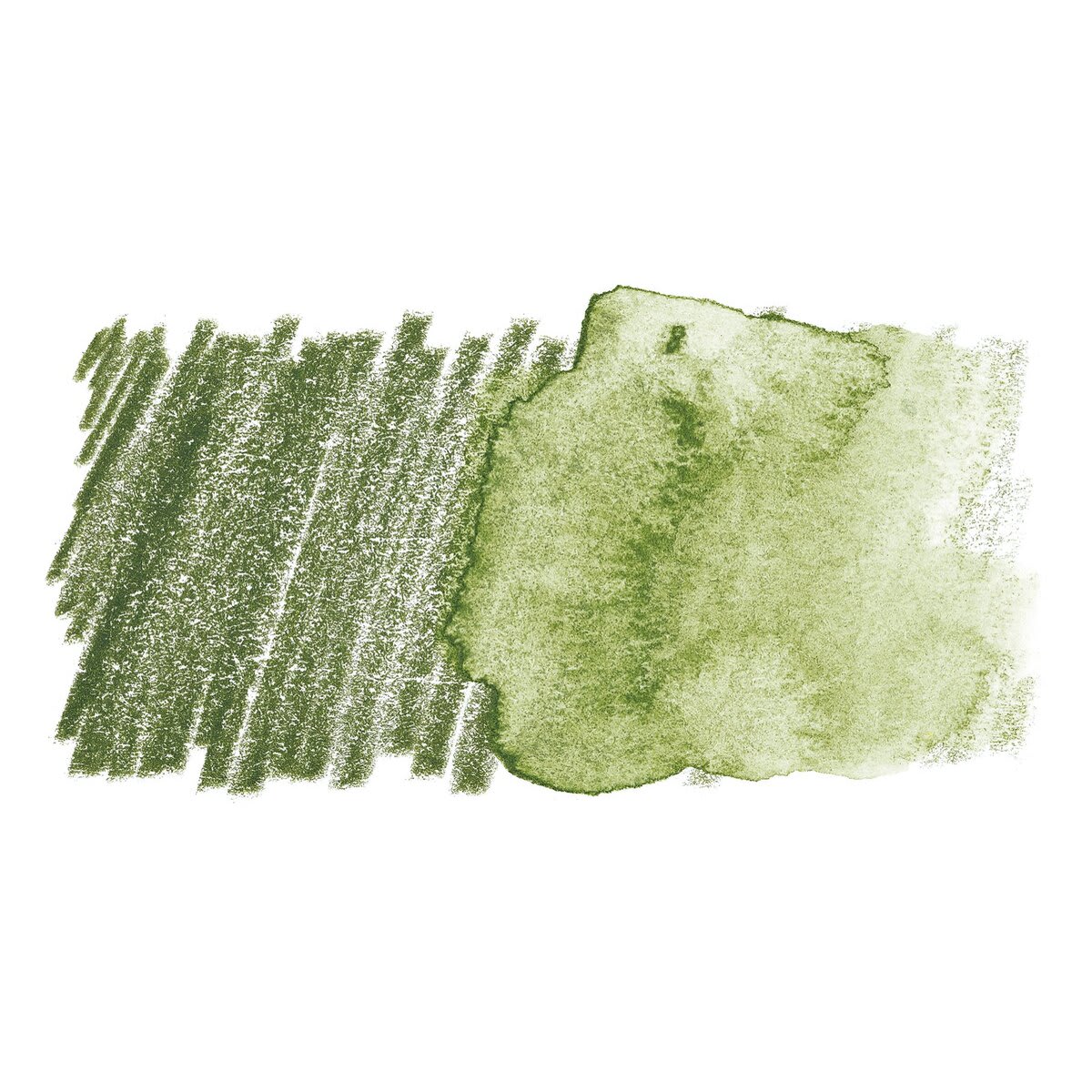 Faber-Castell Albrecht Durer Watercolor Pencil - Chrome Green Opaque swatch