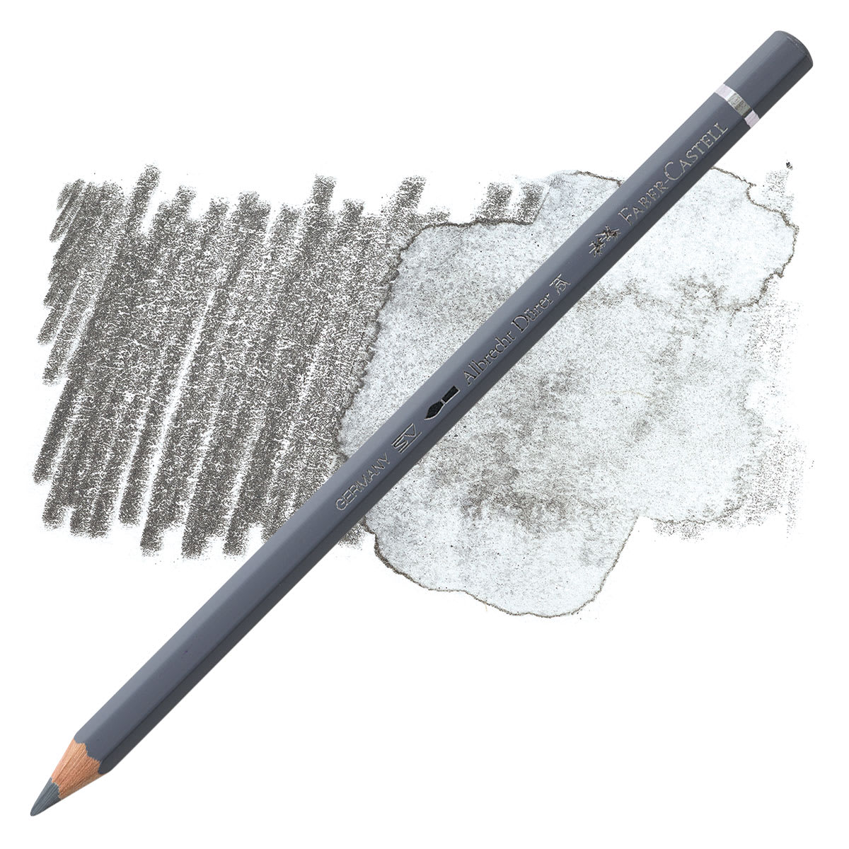 Faber-Castell Albrecht Durer Watercolor Pencil - Cold Gray IV pencil and swatch