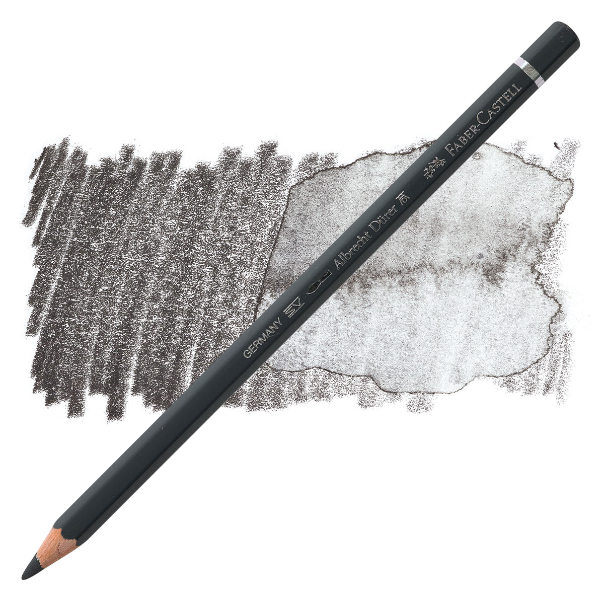 Faber-Castell Albrecht Durer Watercolor Pencil - Cold Gray VI pencil and swatch
