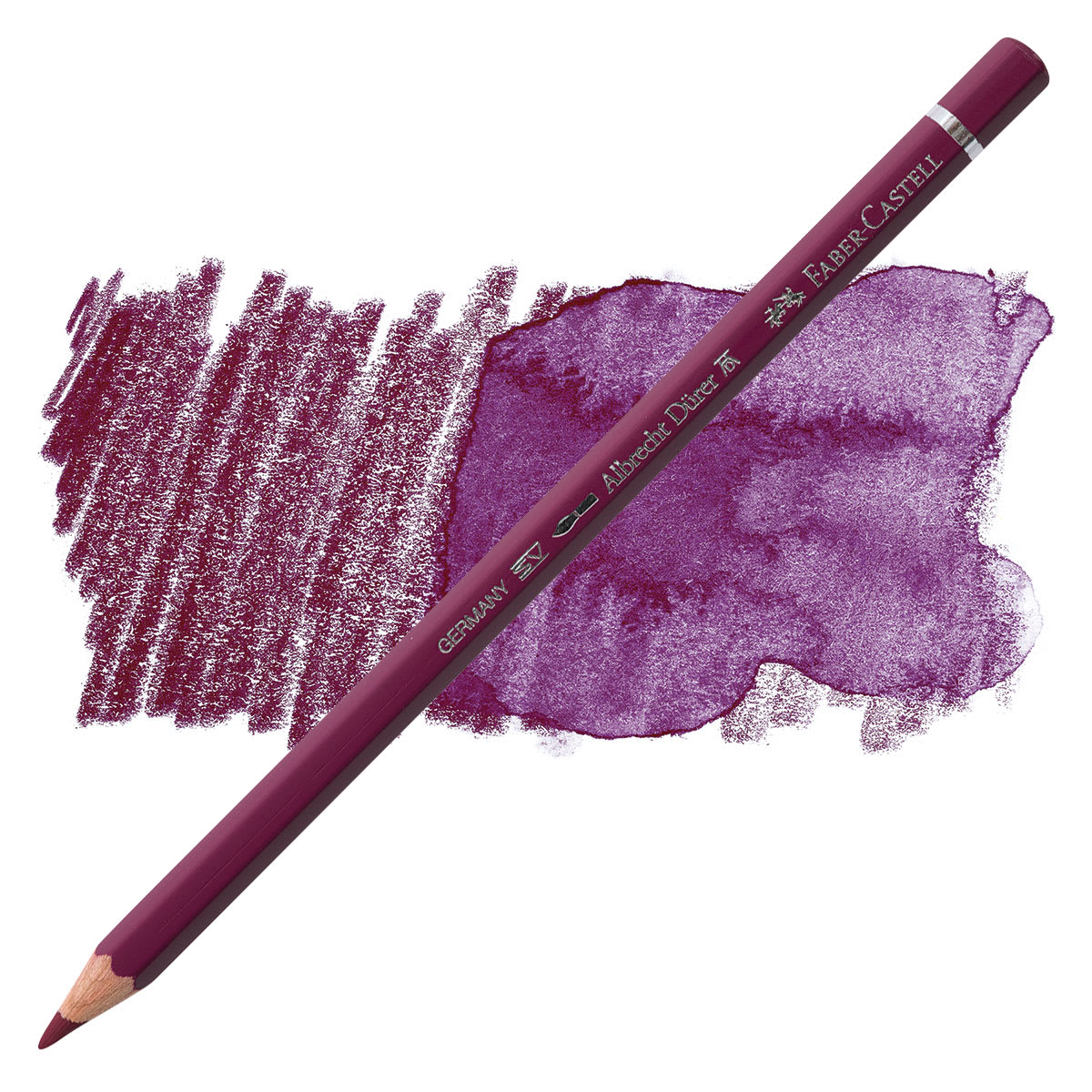 Faber-Castell Albrecht Durer Watercolor Pencil - Magenta pencil and swatch