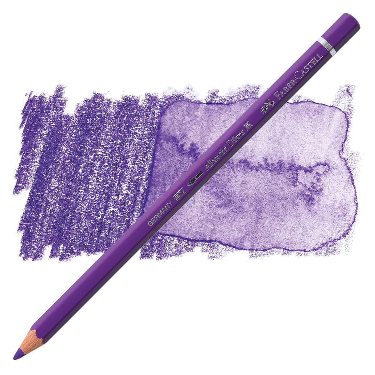 Faber-Castell Albrecht Durer Watercolor Pencil - Purple Violet pencil and swatch