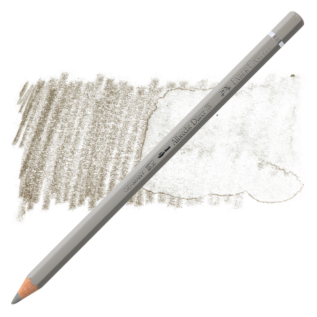 Faber-Castell Albrecht Durer Watercolor Pencil - Warm Gray III pencil and swatch