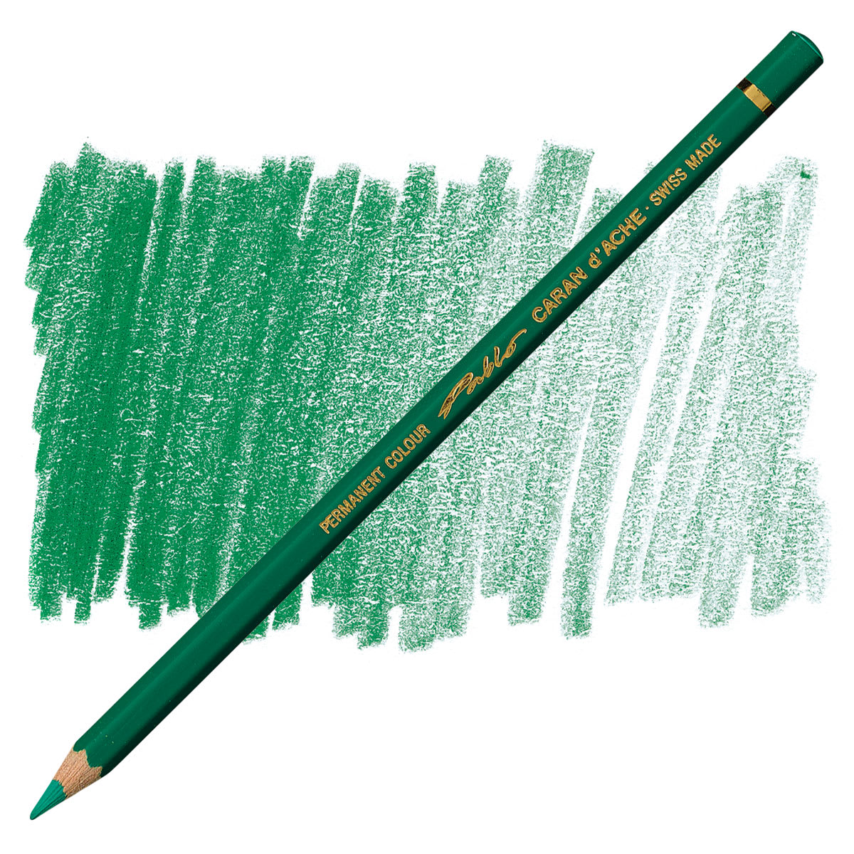 Caran d'Ache Pablo Colored Pencil - Bluish Green pencil and swatch