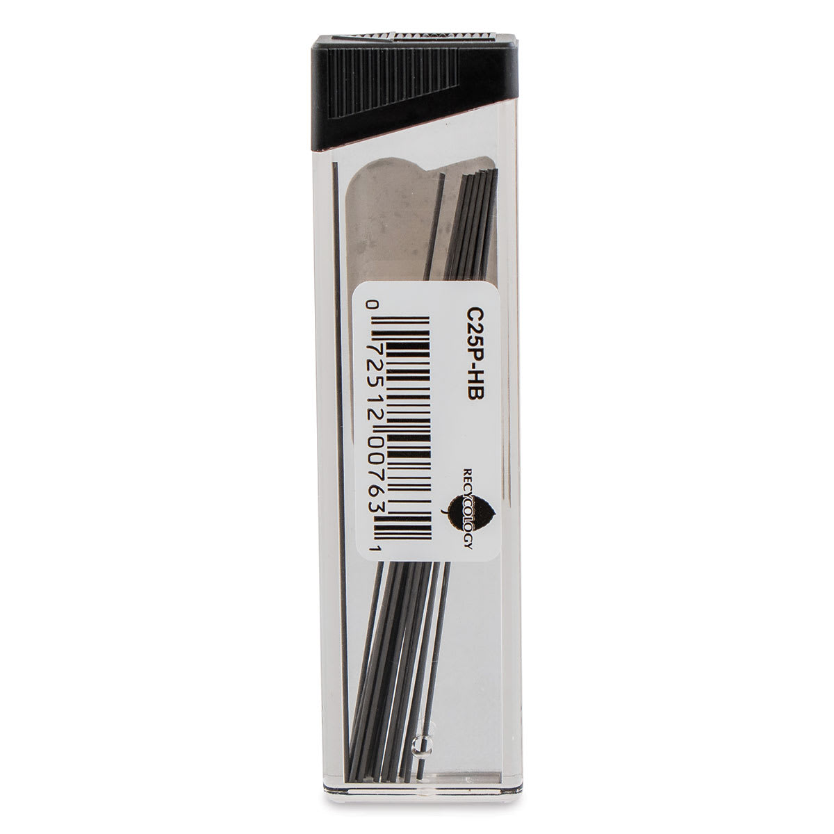 Pentel Hi-Polymer Lead Refills - 0.5 mm, Black, HB, Pkg of 30 back of package