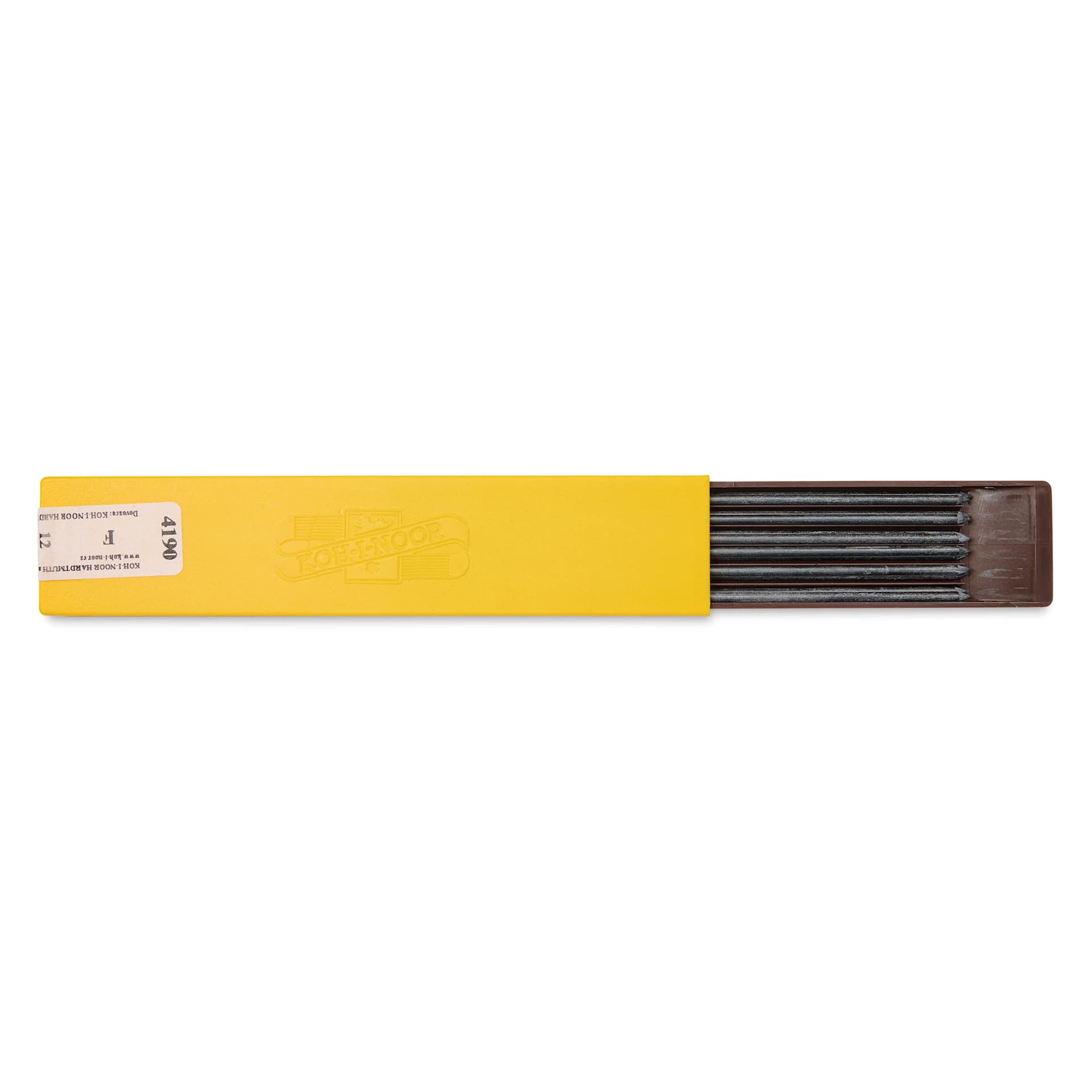 Koh-I-Noor Lead Refill - F, Pkg of 12, lead shown inside the packaging
