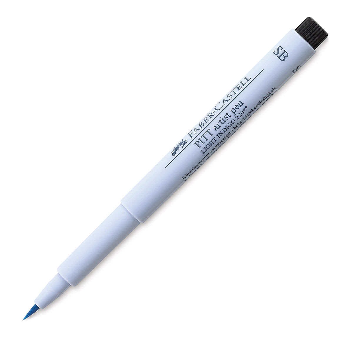Faber-Castell Pitt Artist Pen - Light Indigo, Soft Brush Nib
