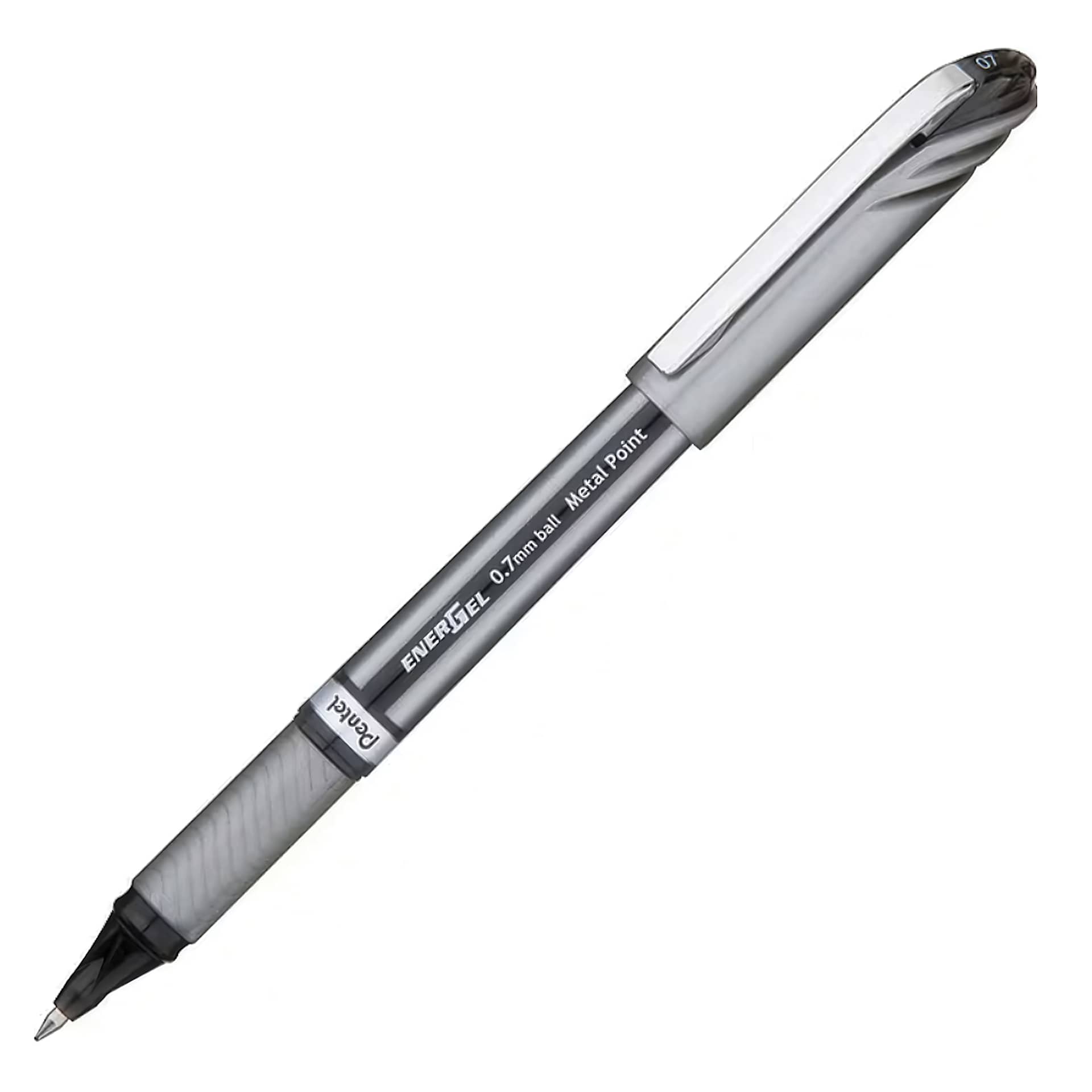 Pentel EnerGel Metal Tip Pen - Red, Medium Tip, 0.7 mm