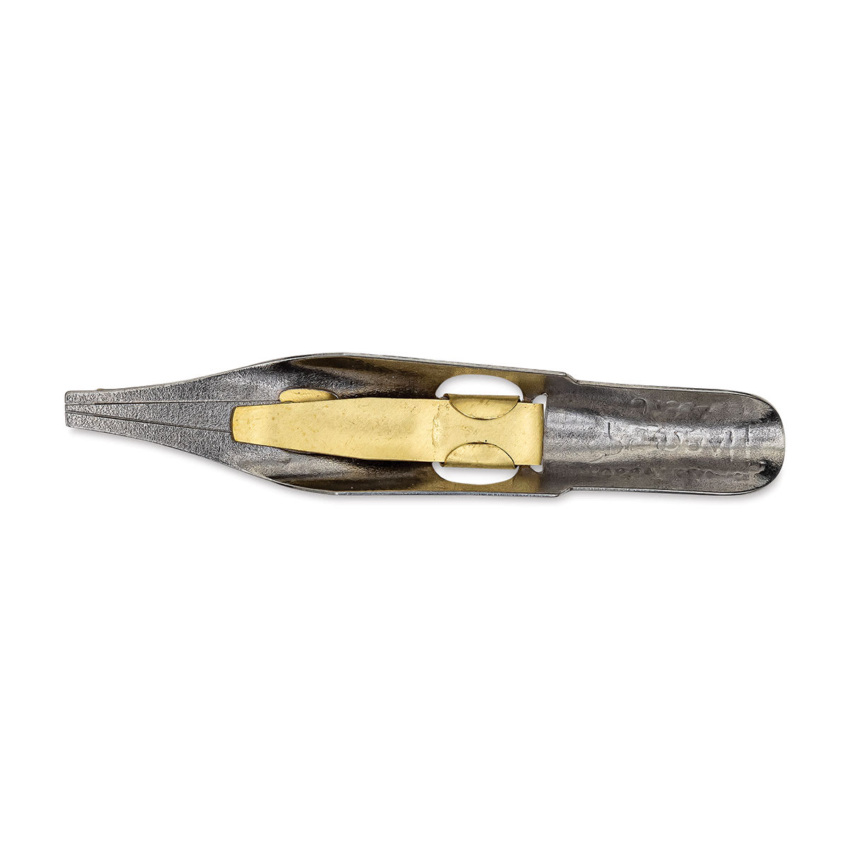 Speedball Broad Edge C-Series Flat Calligraphy Nib - C3, bottom of the nib