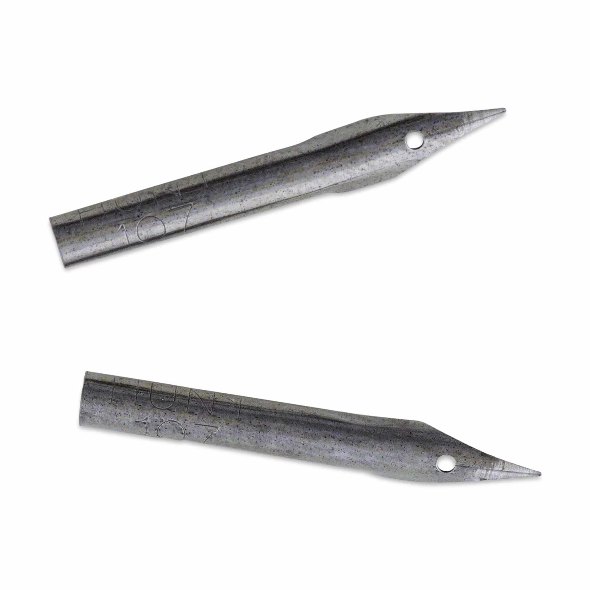 Speedball Hunt Crowquill Pen Nibs - #107 Hawk Quill, Pkg of 2, nibs