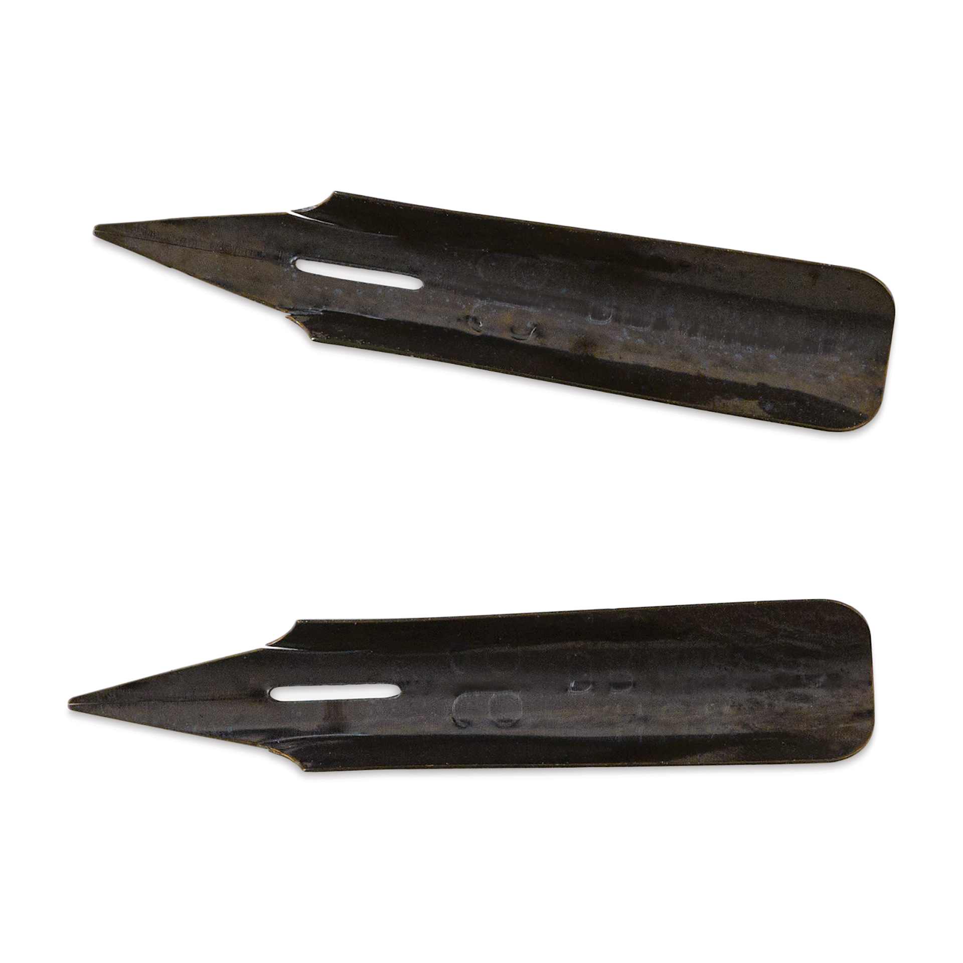Speedball Hunt Drawing Dip Pen - #99, Pkg of 2 Nibs, flipped upside down 